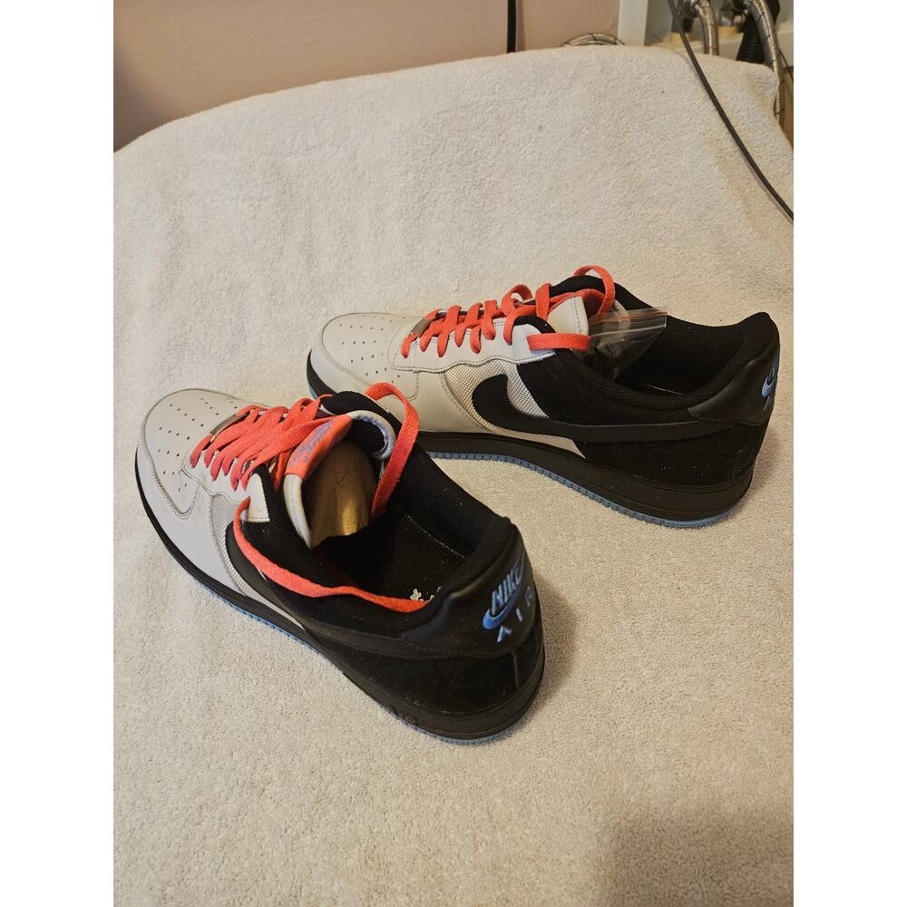 Nike Air Force 1 Low Black Sail Red Blue Sneakers Mens US 14 315122-005 - Picture 5 of 8
